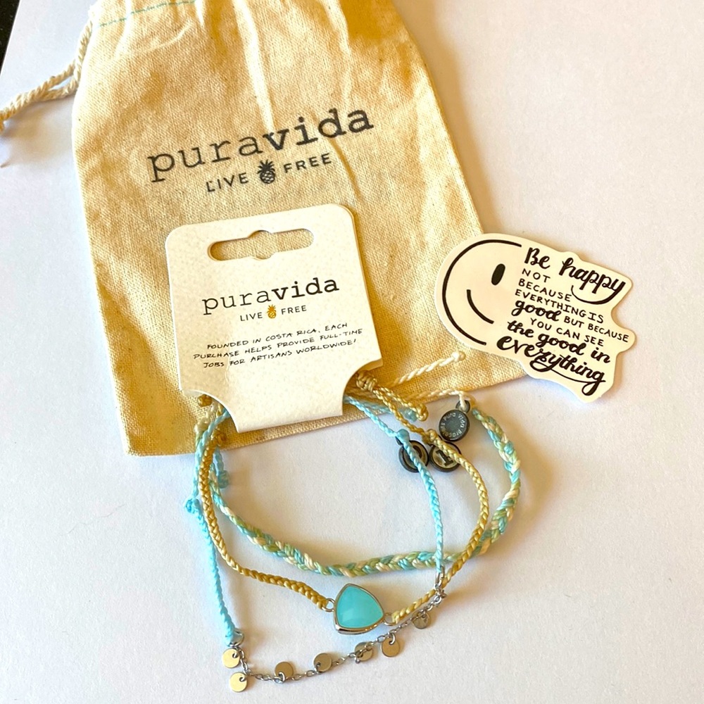 Pura Vida 3 pack bracelets!